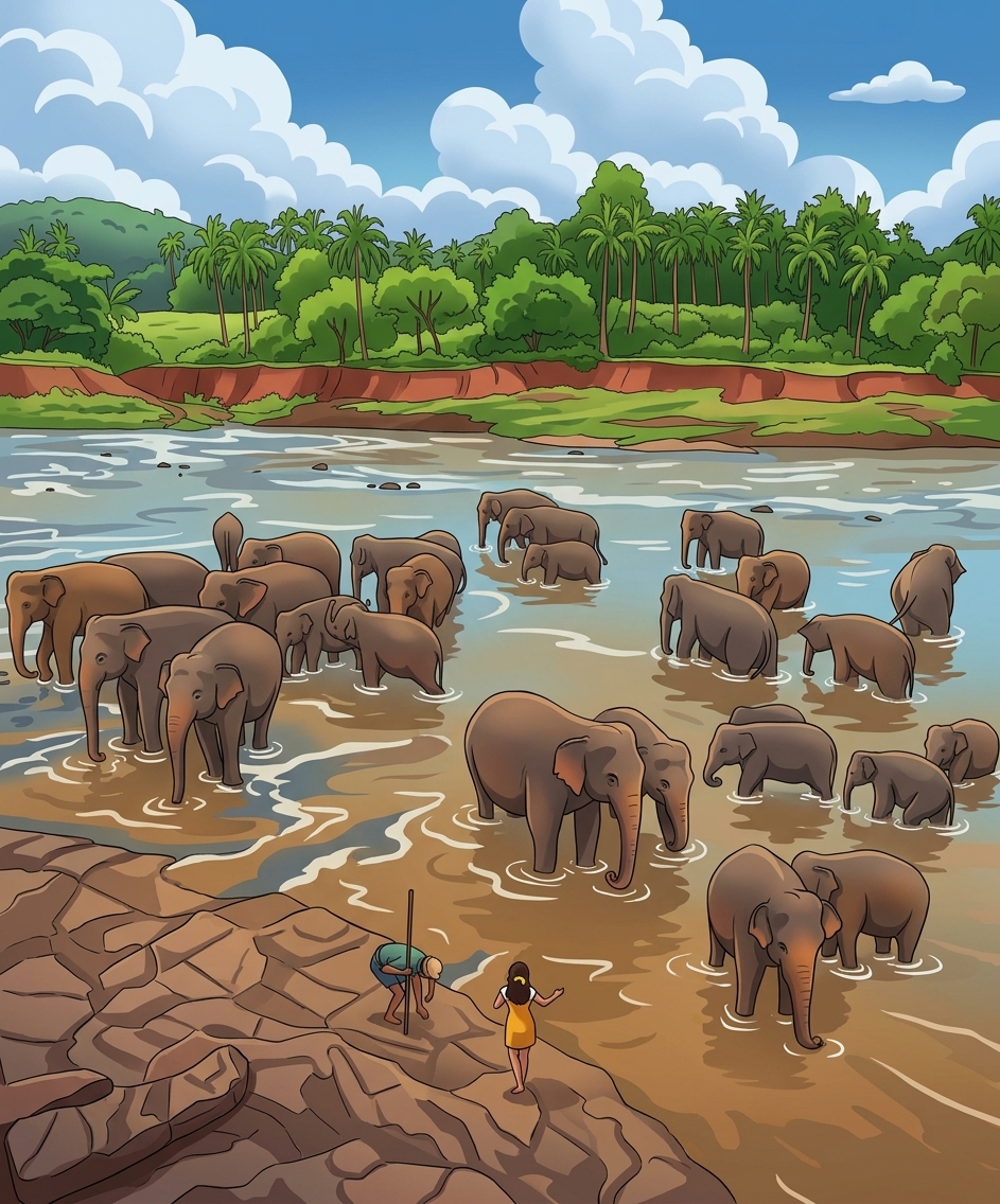Pinnawala Elephant Orphanage: River Bath Times, Schedule & Visitor Tips